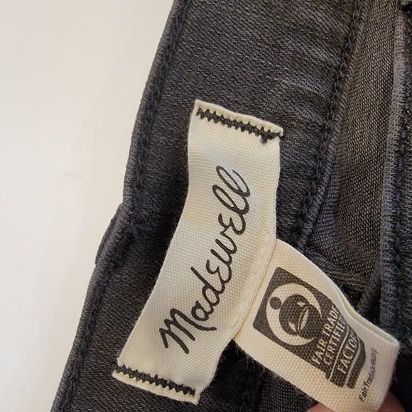 Madewell Mid-Rise Skinny Jean Black Sea Distressed Size 31 NWT! Style H2230 - Picture 7 of 16